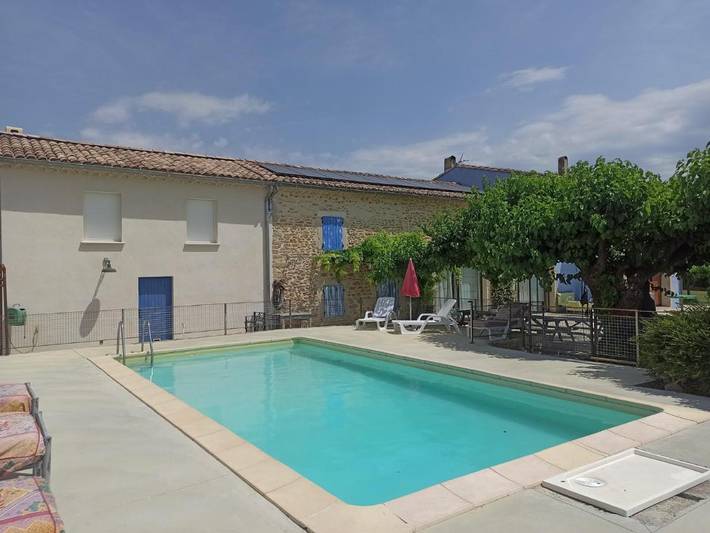 Gîte pour 2 personnes, avec vue ainsi que piscine et jardin à Richerenches - 2