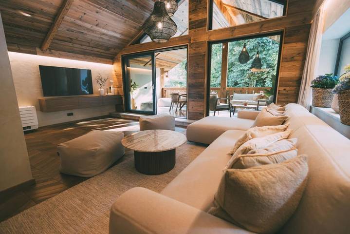 Hütte für 10 Personen, mit Terrasse und Ausblick sowie Sauna am Eibsee - 2