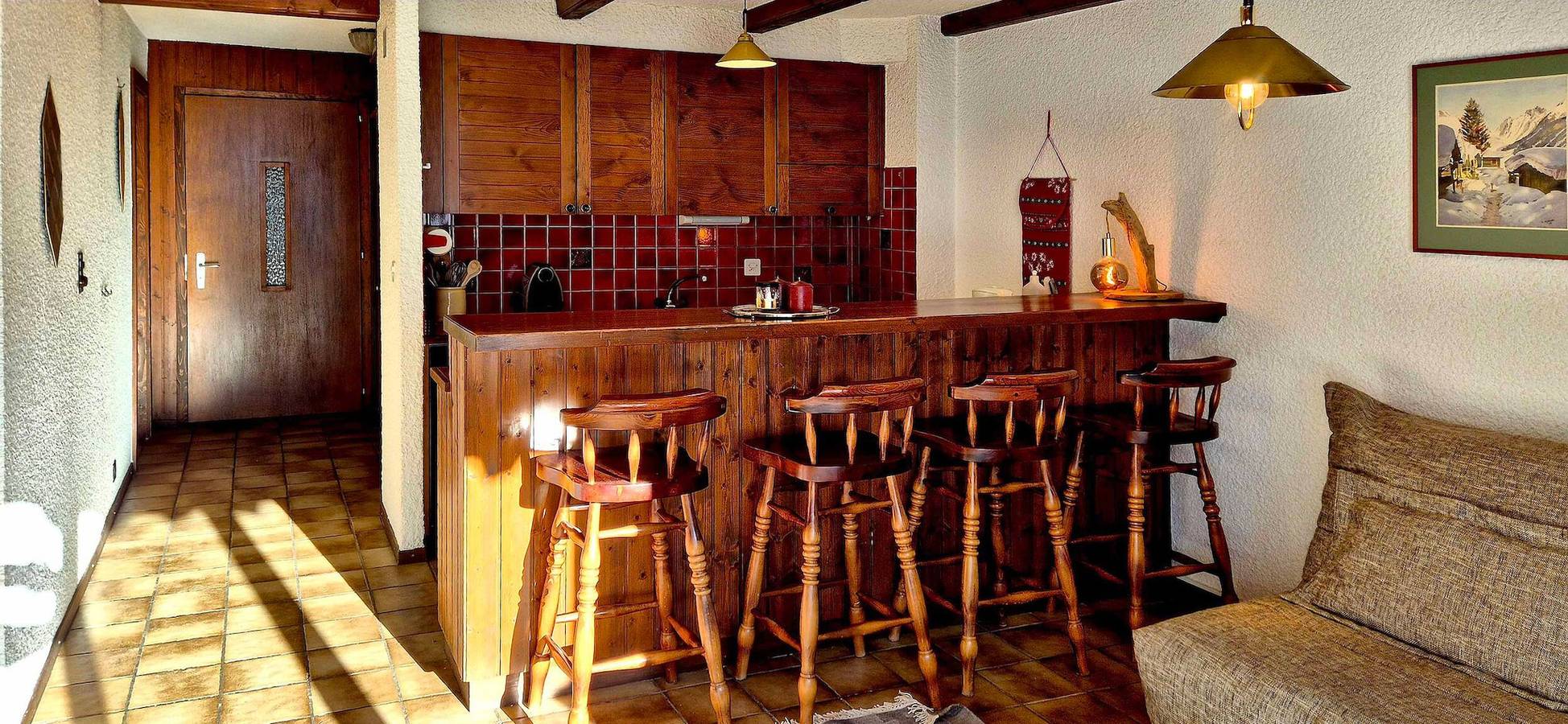 Ganze Wohnung, Charmante Vintage-Wohnung in der Nähe von Spa & Slopes in Ovronnaz, Leytron
