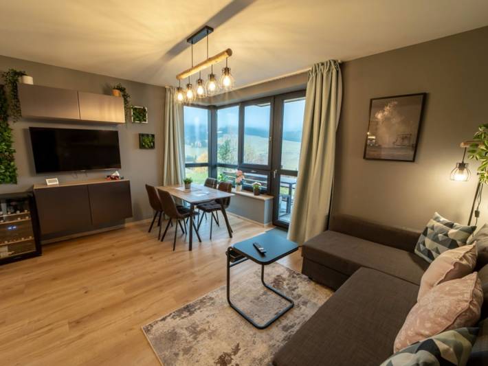 Ferienwohnung für 4 Personen, mit Terrasse im Erzgebirge (Tschechien)