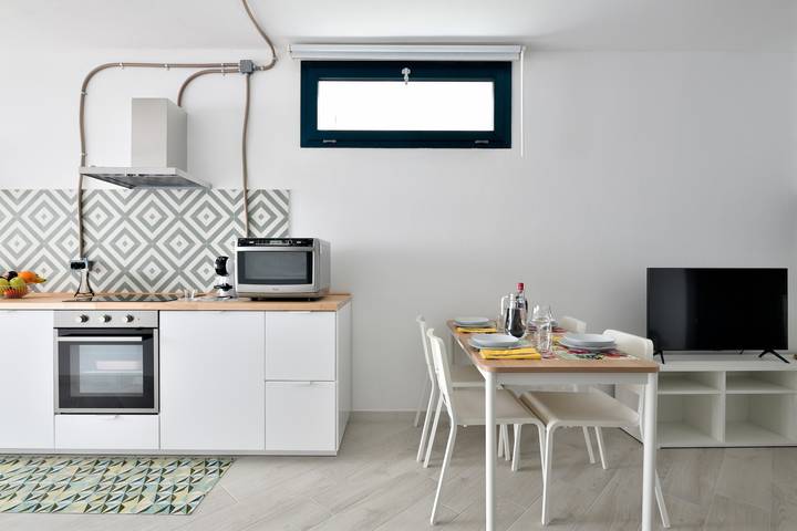 Maison de vacances "Appartamentino" avec terrasse privée et Wi-Fi in Torre di Bari, Bari Sardo