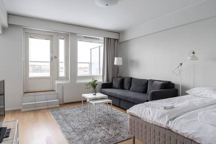 Ganze Wohnung, 1Br with Sauna, Rooftop Terrace & Amazing Views in Pirkanmaa