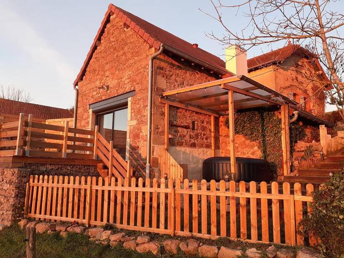Maison de vacances pour 4 personnes, avec vue et terrasse