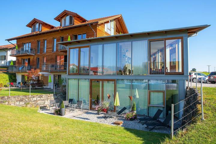 Ferienwohnung für 2 Personen, mit Terrasse und Garten sowie Sauna in Rieden - 2