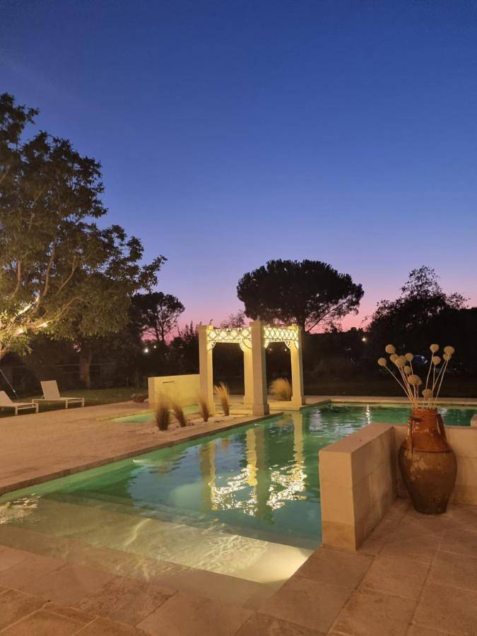 Appartamento per 2 persone, con giardino e panorama nonché piscina, con animali domestici a Uggiano la Chiesa