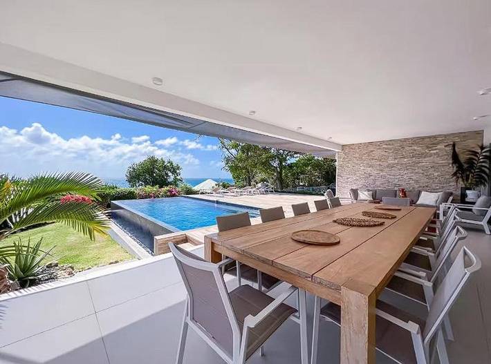 Maison d’hôte pour 8 personnes, avec piscine et jardin en Guadeloupe