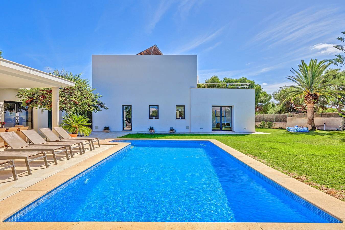 Villa 'Mon Obert' avec vue sur la mer, Wi-Fi et climatisation in Cala Serena, Felanitx
