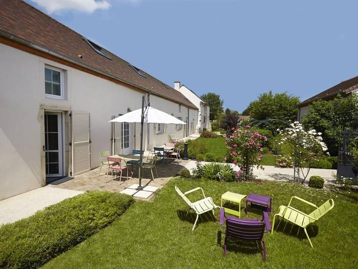 Luxuriöses Ferienhaus bei Beaune, Sauna, Fitness, Haustiere erlaubt, Wifi, Garten in Vignoles, Beaune und Umgebung
