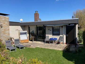 Bungalow für 2 Personen, mit Terrasse und Garten, kinderfreundlich an der Nordsee