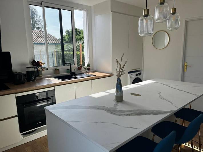 Appartement de vacances pour 4 personnes, avec Terrasse et Jardin