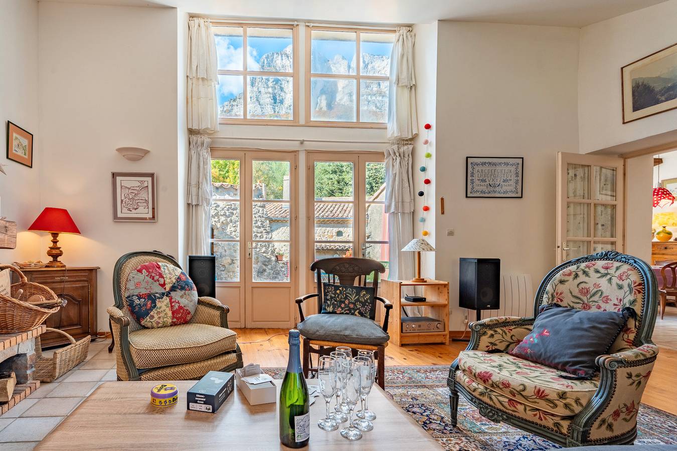 Maison de vacances 'Les Ailliers' avec vue sur la montagne in La Chaudière, Région de Die