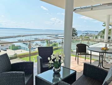 Ferienwohnung für 5 Personen, mit Balkon und Seeblick in Sassnitz