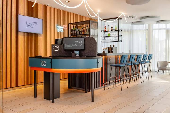 Hôtel pour 4 personnes, avec terrasse, animaux acceptés