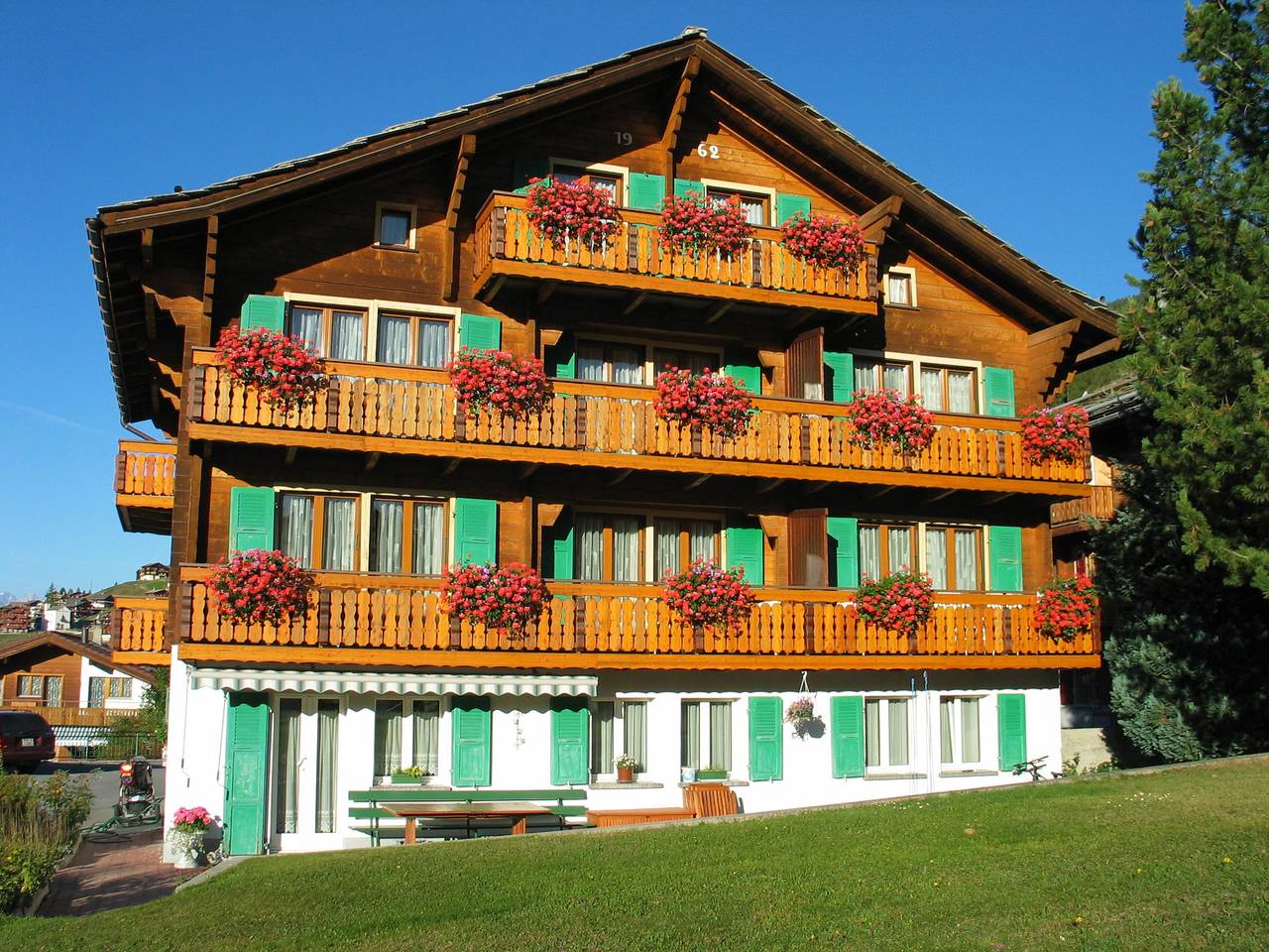 Ganze Ferienwohnung, Bergtreu - 4-Bettwohnung 1076 in Grächen, Walliser Alpen
