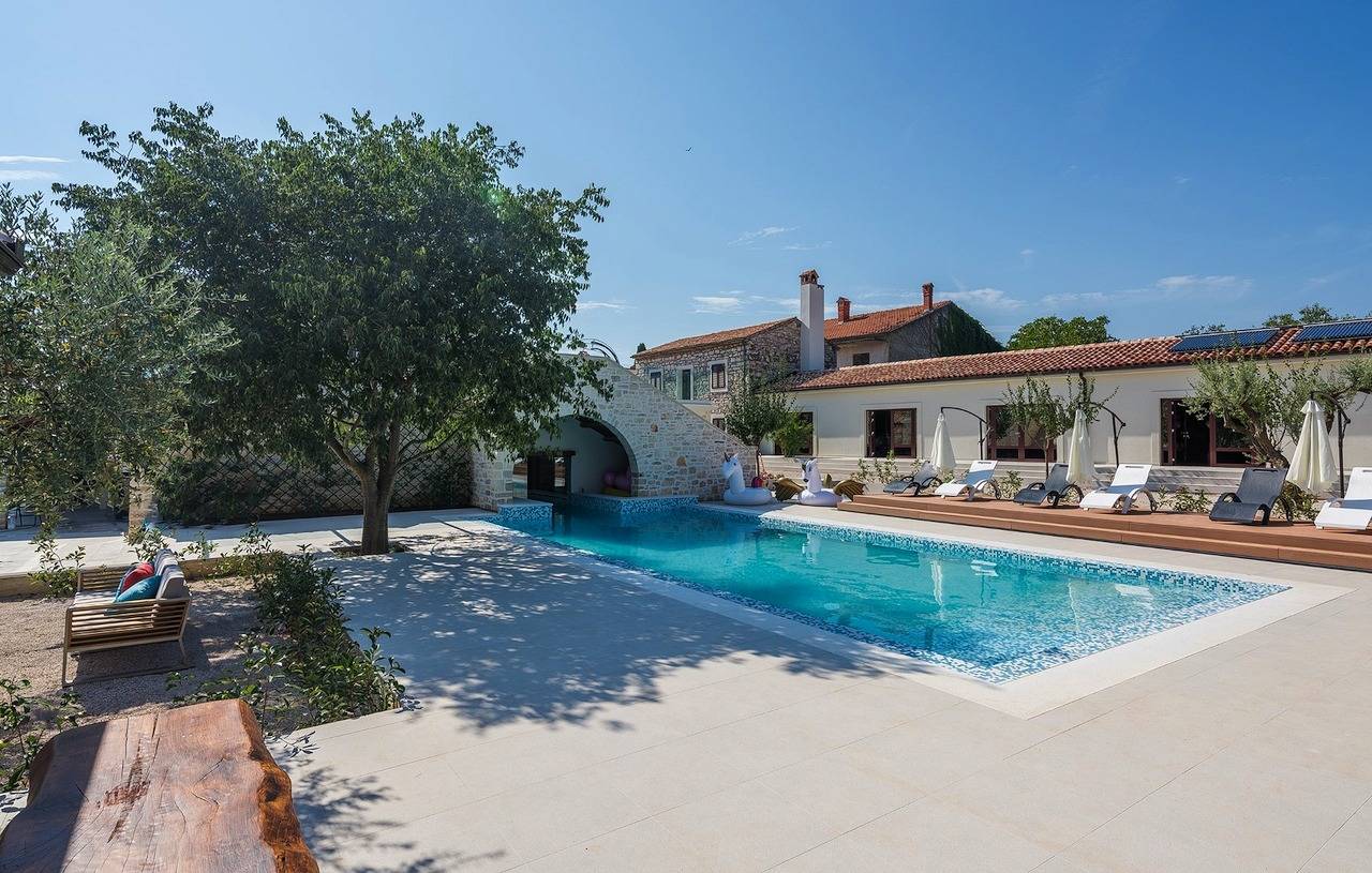 Villa mit privatem Pool in Fiorini zu vermieten in Općina Brtonigla, Umag und Umgebung