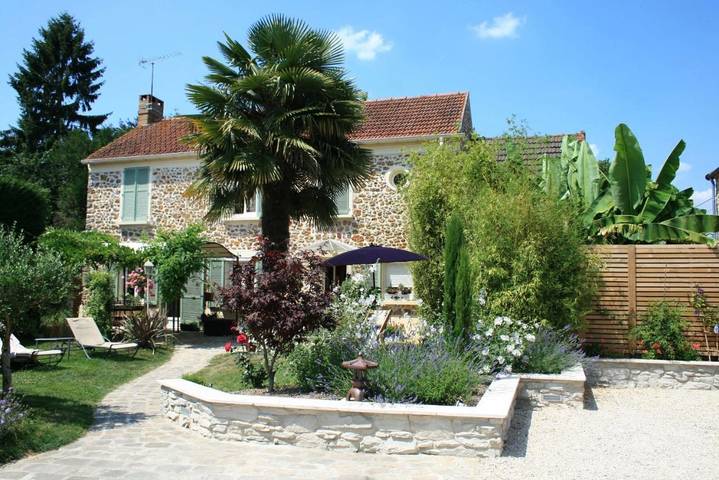Chambre d’hôte pour 2 personnes, avec Terrasse ainsi que Jardin et Vue