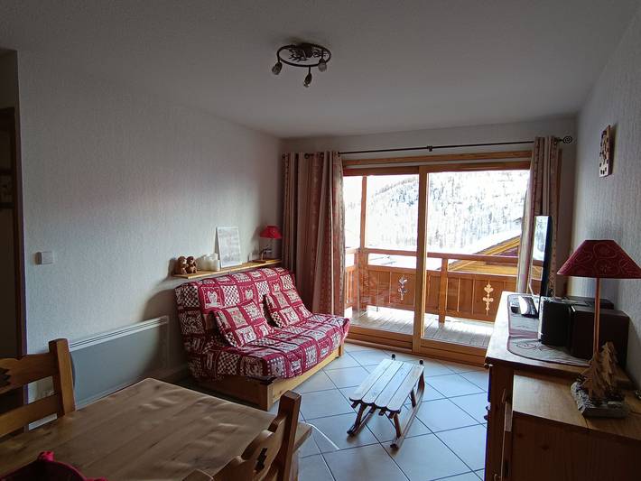 Ganze Wohnung, Gemütliche Wohnung in Montgenèvre mit Terrasse und Parkplatz in Montgenèvre, Briançon und Umgebung