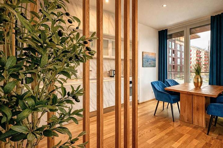 Ferienhaus für 4 Personen, mit Pool und Garten sowie Sauna