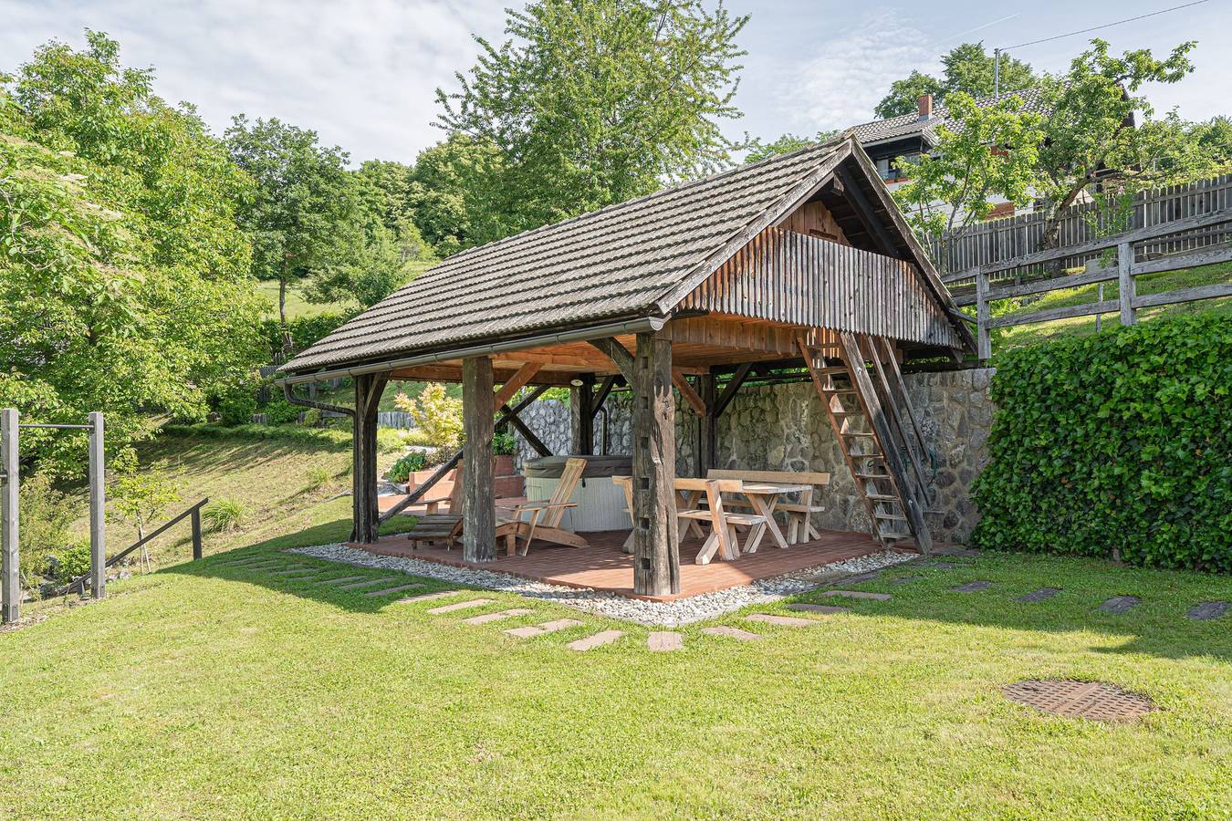 Traditional House Kal With Whirlpool in Slovenia