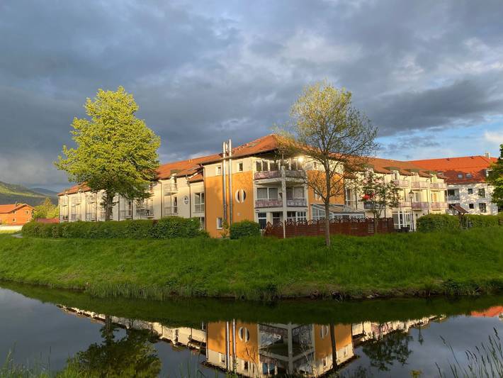 Ferienwohnung für 2 Personen, mit Balkon und Whirlpool sowie Terrasse und Pool in Bad Kötzting