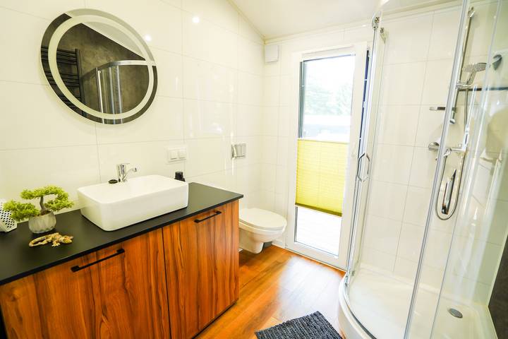 Ferienhaus für 4 Personen, mit Terrasse und Sauna sowie Seeblick in Dabel - 4