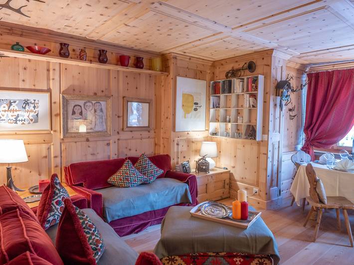 Ferienwohnung für 4 Personen, mit Balkon und Garten sowie Ausblick in St. Moritz