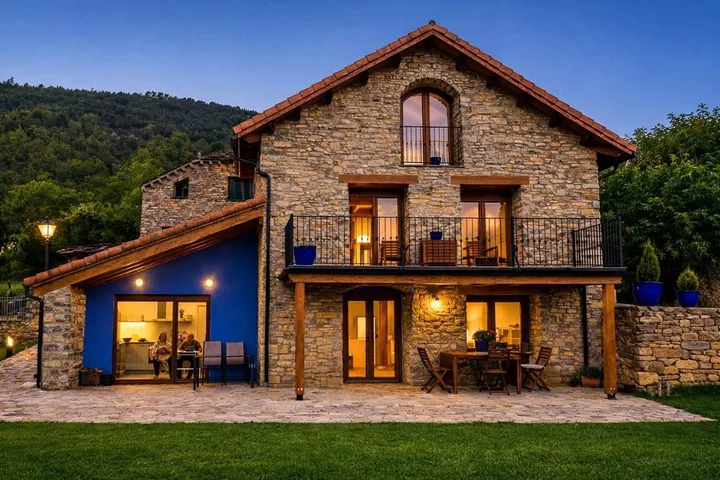 Chalet für 6 Personen, mit Garten und Ausblick - 1