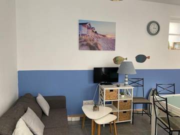 Gîte pour 4 personnes, avec terrasse dans Merlimont Plage