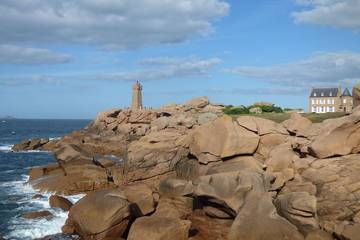 Gîte pour 5 personnes, avec terrasse dans Plage Saint-Guirec