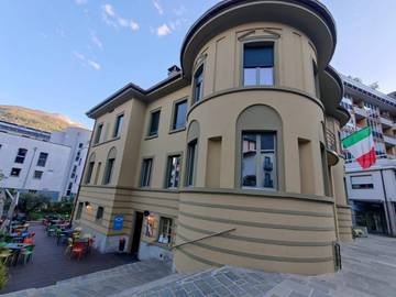 Maison d’hôte pour 4 personnes, avec jardin et vue à Sondrio