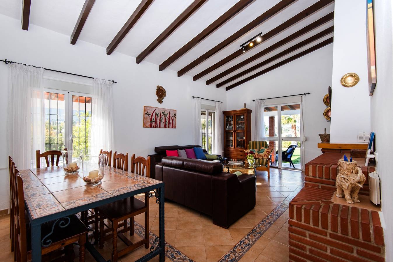 Ferienhaus "Villa La Gallega" mit Bergblick, Garten, Terrasse & Pool in Alhaurín de la Torre, Málaga Provinz