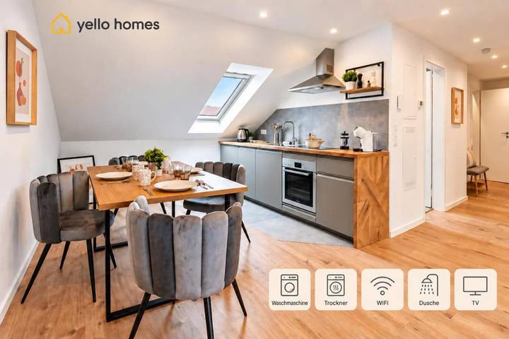 Ferienwohnung für 4 Personen, mit Garten und Ausblick in Herzogenaurach