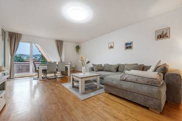 Ferienwohnung für 4 Personen, mit Balkon und Sauna im Weserbergland