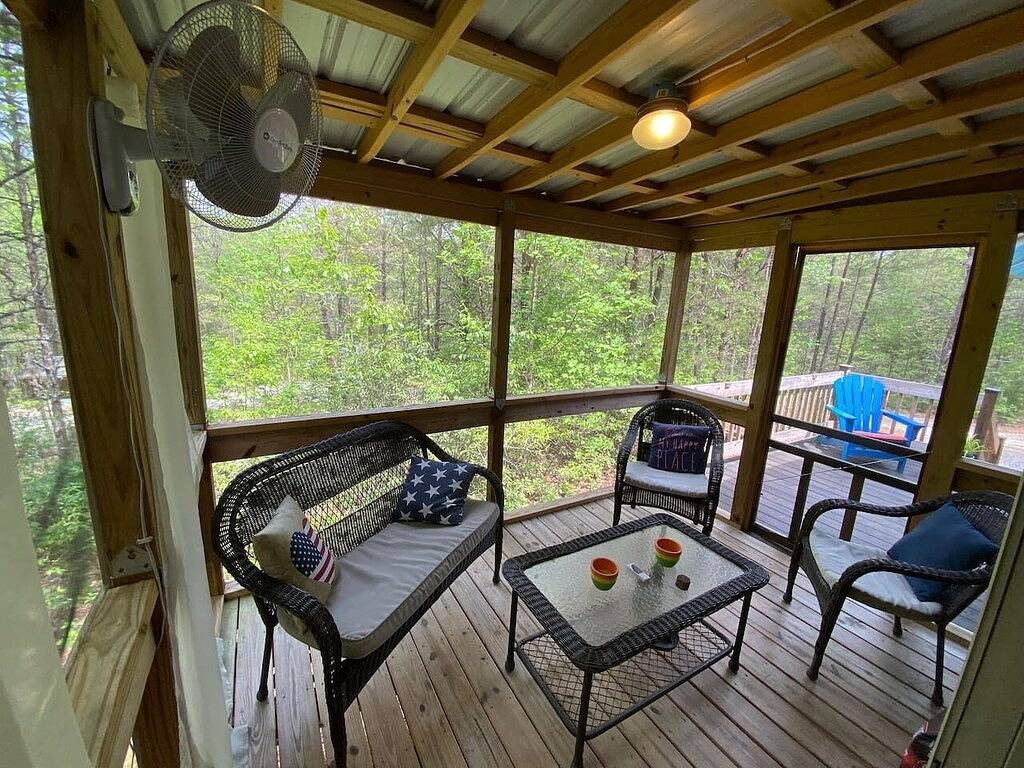 Serenity Ridge Cabin A: Couple's Getaway + Hot Tub in Polk County NC
