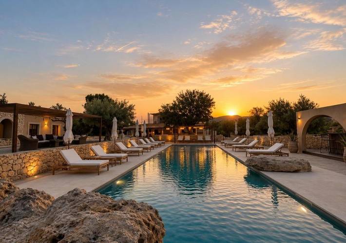 Agriturismo voor 2 personen, with Balkon and Terras as well as Whirlpool and Tuin in Noto