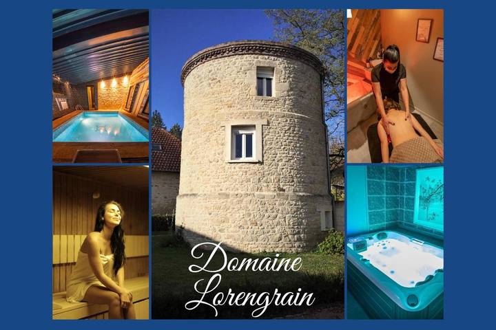 Location de vacances pour 2 personnes, avec Jacuzzi et Terrasse ainsi que Jardin et Piscine à Bruyères-et-Montbérault