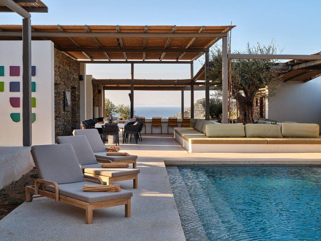 Art Villa in Kampos with 7 bedrooms and 7 bathrooms in Antiparos