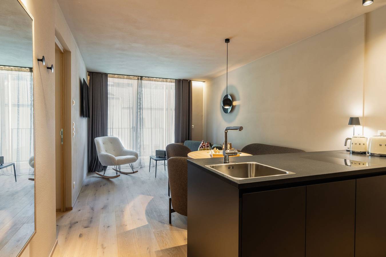Appartamento in un hotel 'Apartment Home' con vista mare, giardino in comune e Wi-Fi in Sesto, Dolomiti di Sesto