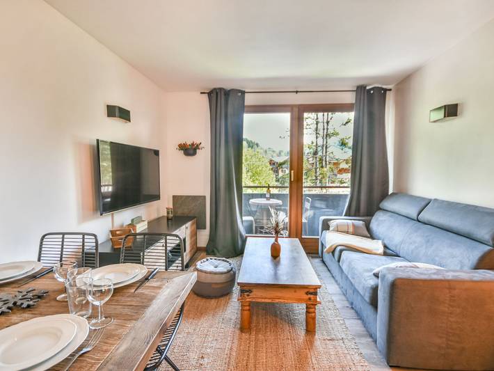 Appartement entier, Appart rénové 4 pers, centre Les Gets, proche remontées, balcon, parking in Les Gets, Les Portes du Soleil