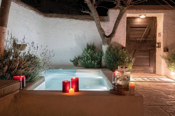 Apartamento para 4 personas, con jardín en Delfos