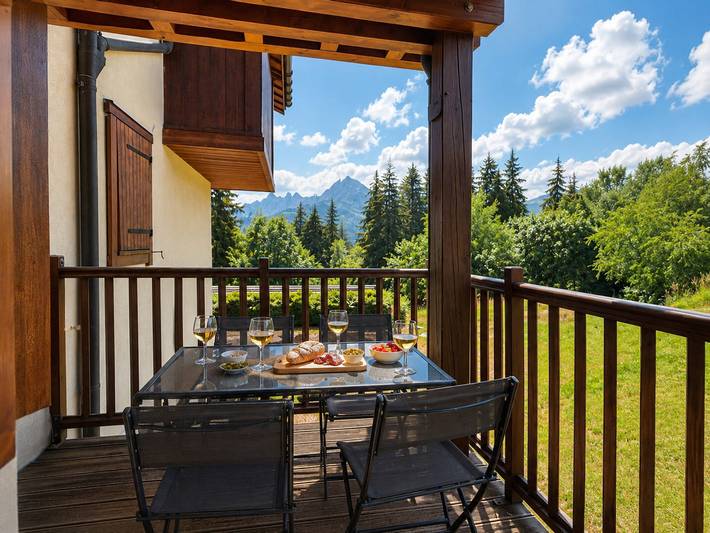 Appartement entier, Appartement cosy avec balcon en montagne pour 6/7 personnes in Cohennoz, Région d'Albertville