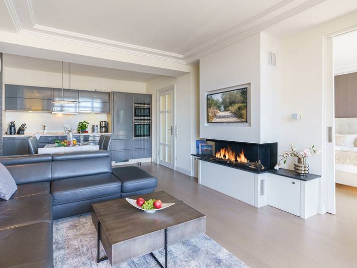 Ferienwohnung für 4 Personen, mit Balkon und Terrasse sowie Sauna