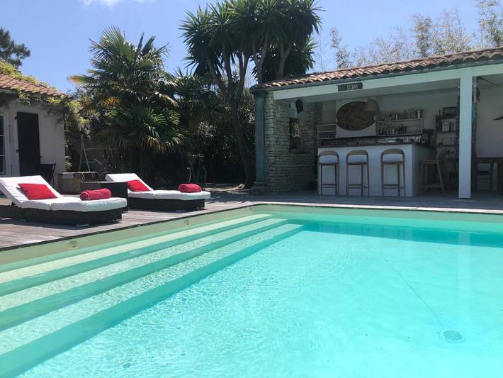 Chambre d’hôte pour 4 personnes, avec piscine et jardin ainsi que sauna et terrasse à Les Portes-en-Ré - 4