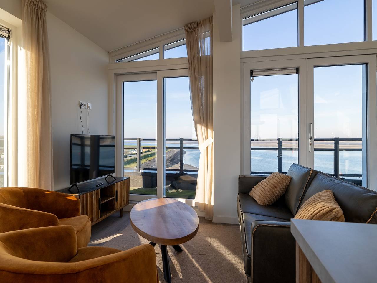 Ganze Wohnung, Penthouse in Sint-Annaland am Strand in Sint-Annaland, Niederländische Nordsee
