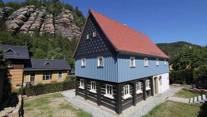 Ferienhaus für 12 Personen, mit Sauna und Terrasse im Zittauer Gebirge - 3