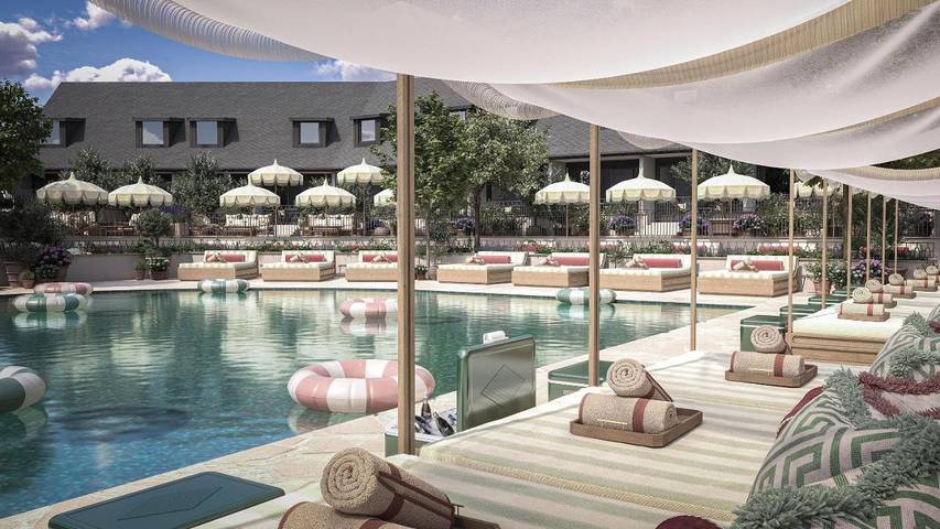 Hotel für 3 Personen, mit Pool und Ausblick sowie Sauna und Garten