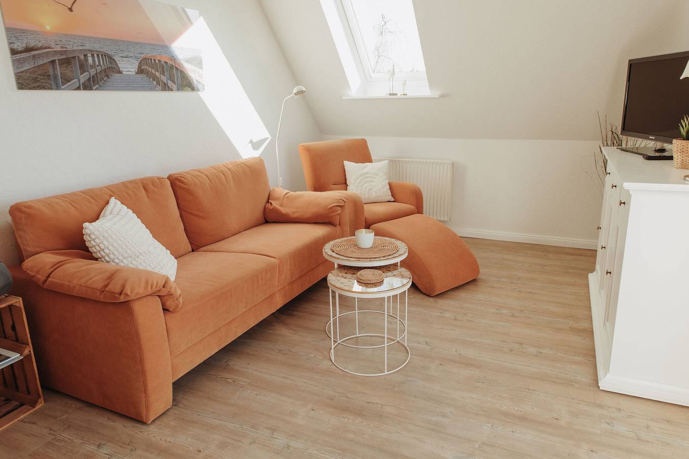 Ganze Wohnung, Ferienwohnung 'Gästehaus Bröcker Wohnung 8' mit Balkon und Wlan in Hafen Büsum, Büsum