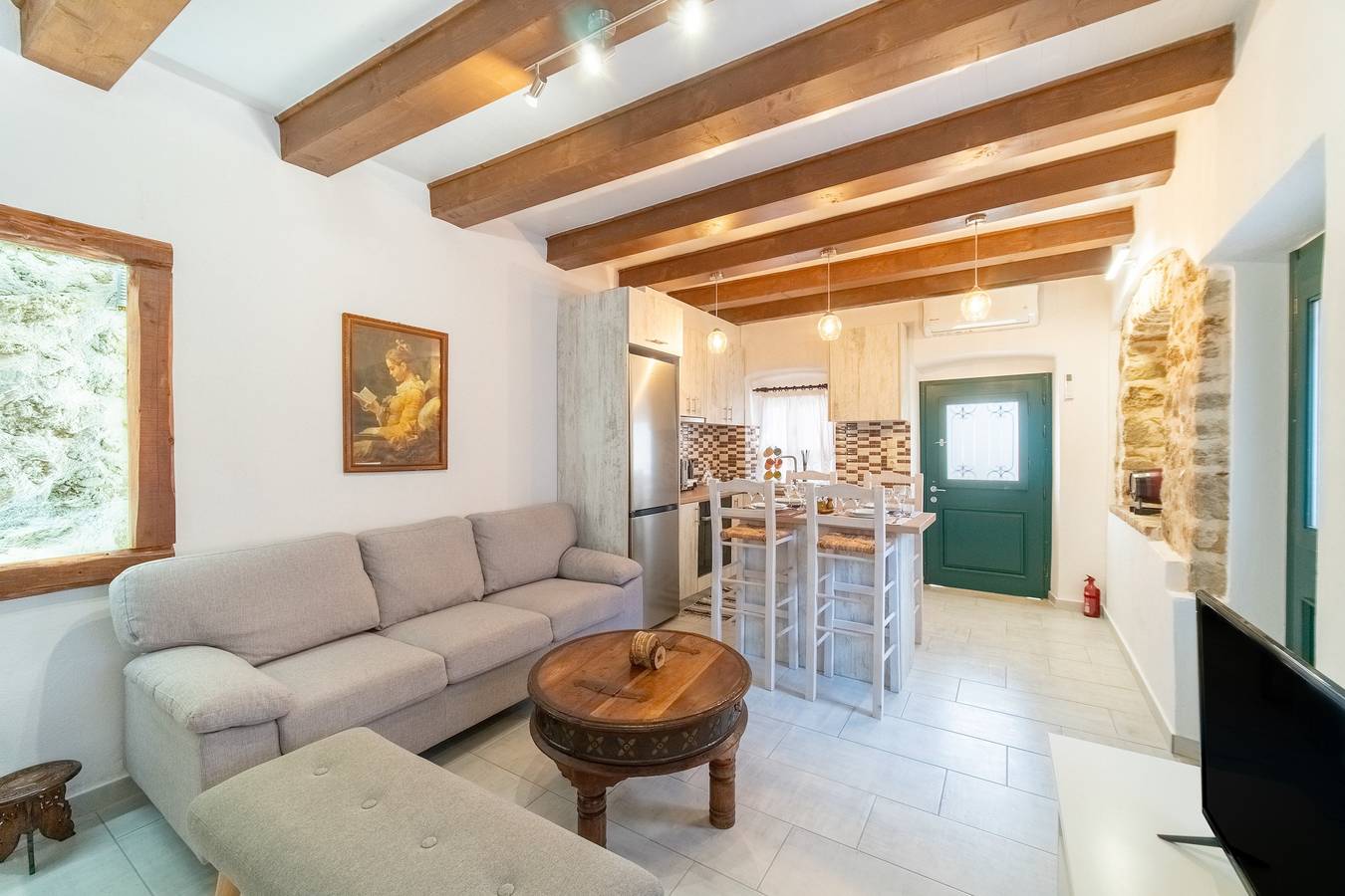 Ferienhaus „Bekiris Traditional Inn“ mit privater Terrasse, Klimaanlage & Wlan in Korfu
