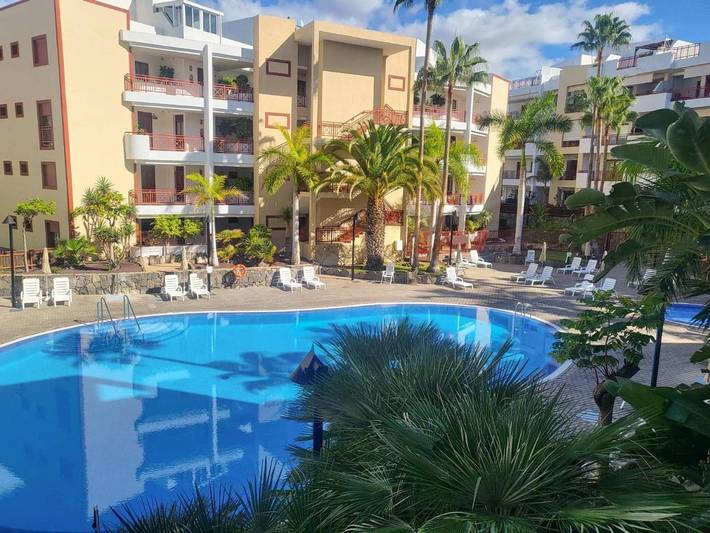 Vakantieappartement voor 2 personen, met balkon en zwembad in Palm-Mar
