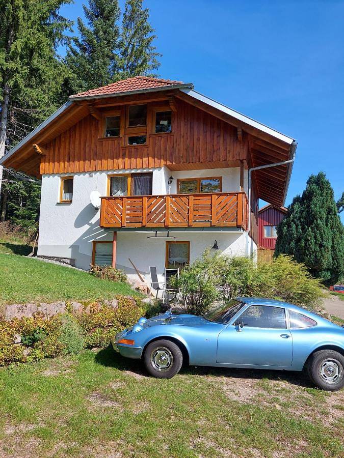 Ferienwohnung für 3 Personen, mit Terrasse und Garten sowie Ausblick in Lauterbach (Schwarzwald)